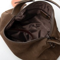 Женская замшевая сумка ALEX RAI 9148 khaki