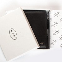Женский кожаный кошелек Classik  DR. BOND WN-23-8 black