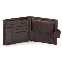 Мужской кожаный кошелек BE BRETTON 308L brown mix