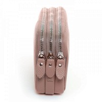 Женский молодежный кожаный клатч ALEX RAI 60061 pink