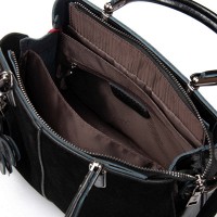Женская замшевая сумка ALEX RAI 385 black