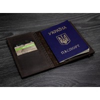 Женская обложка для паспорта ручной работы BlankNote 2.0 Орех