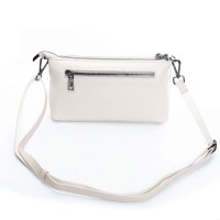Женский молодежный кожаный клатч ALEX RAI 3092 white