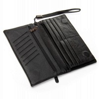 Мужской кожаный кошелек BE BRETTON 162-2 black
