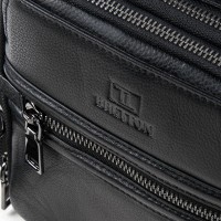 Мужская кожаная сумка через плечо BRETTON 411-5 black