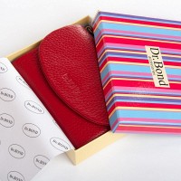Женский кожаный кошелек Classik  DR. BOND WRS-239-1 red