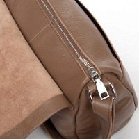 Женская кожаная сумка ALEX RAI 6504 khaki