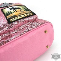 Женский розовый рюкзак 0883