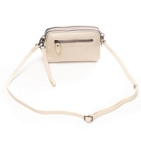 Женский молодежный кожаный клатч ALEX RAI 88085 white