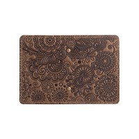 Обложка для документов из кожи HiArt AD-03 Shabby Olive Mehendi Art