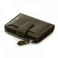 Женский кожаный кошелек Classik  DR. BOND WN-23-11 green