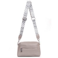 Женская кожаная сумка классическая ALEX RAI 99122 l.gray