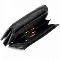 Женский кожаный кошелек ST Leather 19331 Черный