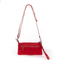 Молодежный клатч из кожи ALEX RAI 8801-3 red