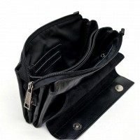 Мужской черный кожаный клатч Tarwa ga-2801-3md