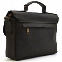 Мужской кожаный коричневый портфель TARWA RC-6008-3md