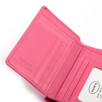 Женский кожаный кошелек Bright DR. BOND WS-31 plum-red