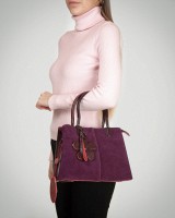 Женская замшевая сумка ALEX RAI 385 red