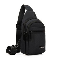 Мужская тканевая сумка-слинг Lanpad 82081 black