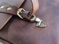 Кожаный мужской коричневый портфель TARWA rс-3960-4lx