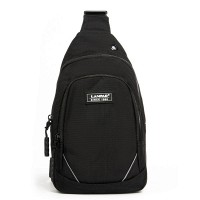 Мужская тканевая сумка-слинг Lanpad 8805 black мал