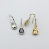Серьги Скифская Этника Капля gold SE 925