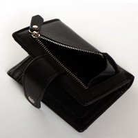 Женский кожаный кошелек Classik  DR. BOND WN-23-15 black