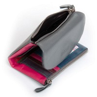Женский кожаный кошелек Classik  DR. BOND WRS-239-1 gray