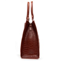 Женская кожаная сумка через плечо ALEX RAI 8804 camel