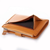 Женский кожаный кошелек Classik  DR. BOND WN-23-17 yellow