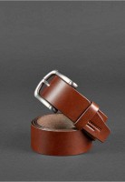Кожаный мужской ремень BlankNote коричневый BN-BELT-2-FLINT