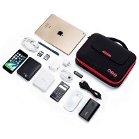 Органайзер для электроники BAGSMART (BM0200084A001) чёрный с красным
