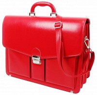 Женский портфель из эко кожи AMO SST02 красный