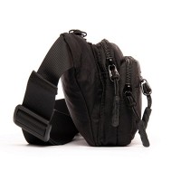 Мужская сумка на пояс Lanpad 35009 black