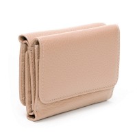 Женский кожаный кошелек Bright DR. BOND WS-403 pink