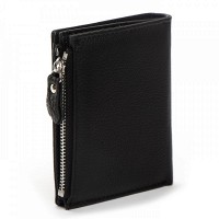 Женский кожаный кошелек Classik  DR. BOND WN-23-10 black