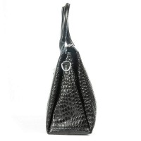 Женская кожаная сумка ALEX RAI 1561 black croco
