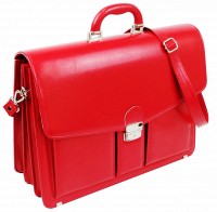 Женский портфель из эко кожи AMO SST02 красный