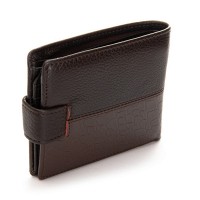 Мужской кожаный кошелек BE BRETTON 210L brown mix
