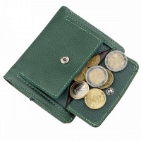 Женский тёмно-зелёный кошелёк из натуральной кожи ST Leather 18959