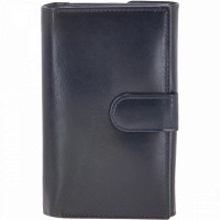 Женский кожаный кошелек Ashwood V62  Navy