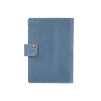 Обложка для паспорта из кожи Hi Art «Mehendi Classic» PB-02/1 Shabby Lagoon