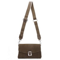 Женская замшевая сумка ALEX RAI 93055 khaki