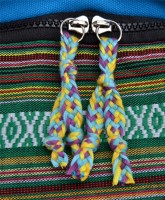 Холщовый рюкзак с отделением для ноутбука голубой MCJH TRAUM