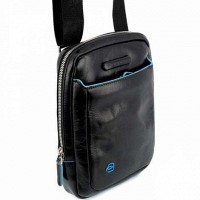 Мужская черная сумка Piquadro Blue Square (CA3084B2_N)