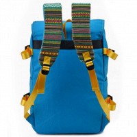 Холщовый рюкзак с отделением для ноутбука голубой MCJH TRAUM