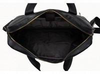 Мужская кожаная черная сумка Tiding Bag A25-1131A