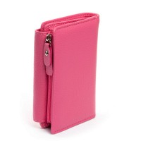 Женский кожаный кошелек Bright DR. BOND WS-31 plum-red