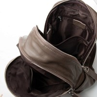 Женский кожаный рюкзак ALEX RAI 95517-9 khaki