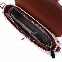 Молодежная женская кожаная сумка через плечо Vintage 22623 